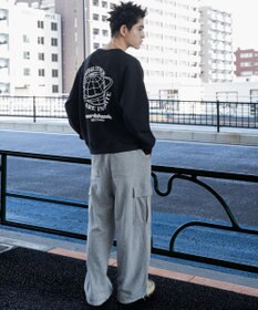 WEGO 【ユニセックス着用ITEM】リラックスフィットグラフィックプルオーバー