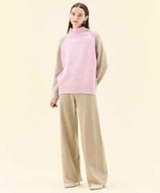 BEIGE， MONTAIGNE / イージーウエストウールワイドパンツ