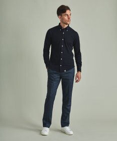 GOTAIRIKU 【吸水速乾】クールマックス鹿の子 ビズシャツ_ボタンダウン