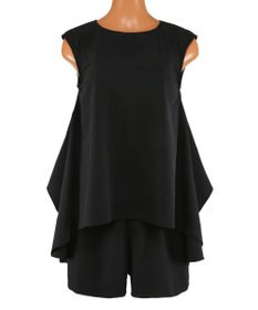 San-ai Resort（三愛水着楽園） 【UPF50＋】　タンクトップキュロット3点セット　9M・11L　【San-ai Resort（サンアイリゾート）】