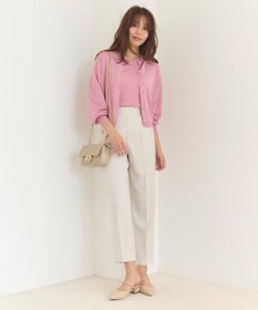 Feroux 【洗える】ラメニットカーディガン