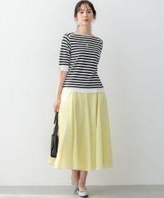 組曲 L 5分袖ニットＴシャツ