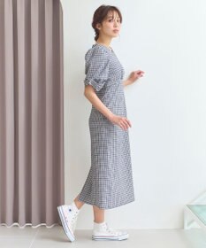 Feroux 【洗える】サッカーチェック ワンピース