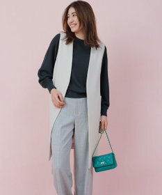 23区 ウールブレンド バック パール ニット