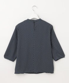 J.PRESS LADIES L 幾何プリント ボウタイ カットソー