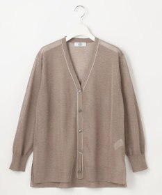 J.PRESS LADIES 【WEB限定カラーあり・洗える】Vis/Peスパーク ニット カーディガン