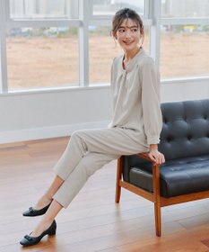 Tiaclasse L 【ダブルクロス】2wayボウタイ風ブラウス