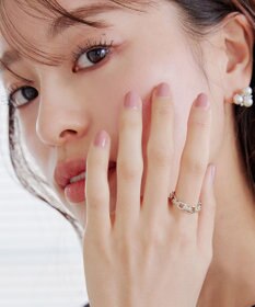 Tiaclasse 【安田美沙子さん着用】キュービックチェーンリング