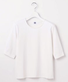 J.PRESS LADIES L ワイドリブジャージー タックスリーブ カットソー