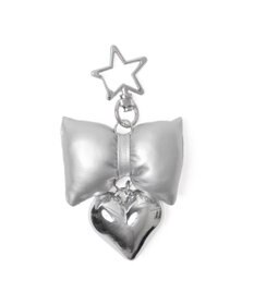 WEGO クッションリボンハートキーホルダー