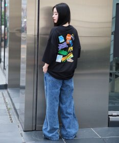 WEGO 【ユニセックス着用ITEM/SMLサイズ展開】別注BENDAVISクールタッチグラフィックT（SS）