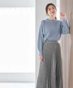 ANY ウールブレンドバルーンスリーブニット