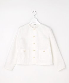 ANY SIS L リボンヤーンライトツイード ジャケット