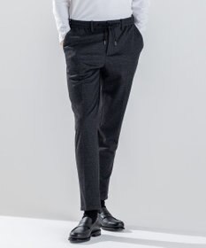 JOSEPH HOMME 新素材【ストレッチ/セットアップ対応】クリアドビージャージー  ドロスト付テーパードパンツ / PEGG CONVERTIBLE グレー系