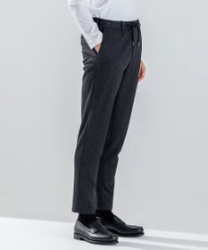 JOSEPH HOMME 新素材【ストレッチ/セットアップ対応】クリアドビージャージー  ドロスト付テーパードパンツ / PEGG CONVERTIBLE