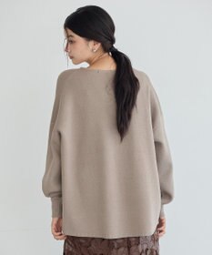 YECCA VECCA Vネック配色デザインニット