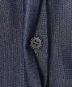 UNFILO シャンブレーデニム ギャザーブラウス