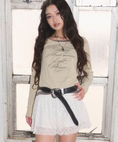 WEGO レイヤードグラフィックTOP