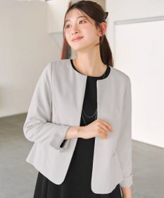 Tiaclasse L 【ダブルクロス】ノーカラージャケット