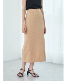 earth music&ecology シェブロン柄タイトスカート