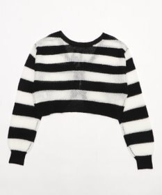 WEGO 【25年秋冬新作】モヘアタッチ2WAYリボンカーデ