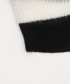 WEGO 【25年秋冬新作】モヘアタッチ2WAYリボンカーデ