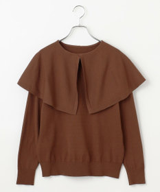 #Newans 【洗える】ケープカラープルオーバー