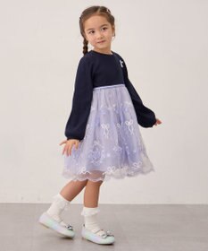 ANY KIDS バレエ刺繍チュールワンピース