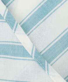 自由区 L 【洗える】テンセルリネンリボン ブラウス