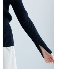 Te chichi リブVネックカーディガン