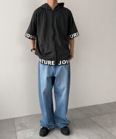 WEGO 【MLXLサイズ展開】グラフィックZIPパーカー（SS）