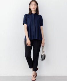 組曲 プレーティング天竺5分袖 カットソー