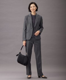 J.PRESS LADIES 【セットアップ対応】ウールストレッチツイード テーラード ジャケット