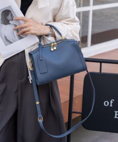 style code ［RICKERS/リッカーズ］ナチュラルレザーミニボストンバッグ