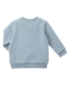 MIKI HOUSE HOT BISCUITS 【70-120cm】【Everyday Series】ワンポイント くすみカラー裏毛パイルトレーナー
