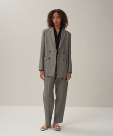 ATON WOOL LINEN SHARKSKIN | ダブルジャケット