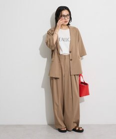 Green Parks タックワイドパンツ