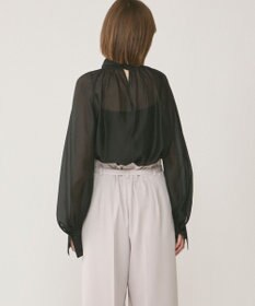 GRACE CONTINENTAL シアーボウタイブラウス