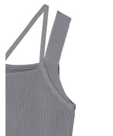 earth music&ecology レイヤードニットタンクトップ