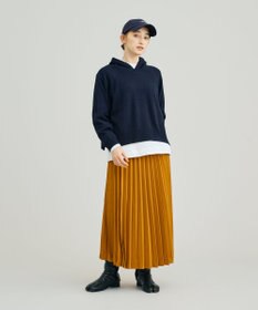 J.PRESS YORK STREET 【WOMEN】ウールカシミヤ フーディニット