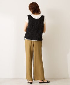 AMERICAN HOLIC 【前後2way】サイドスリットシャギーベスト