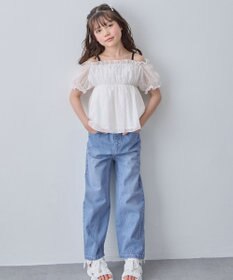 ANY KIDS 【一部店舗/WEB先行販売アイテム】2WAY シアードビーブラウス
