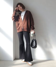 WEGO 【ユニセックス着用ITEM/MLサイズ展開】コンパクトフィットダブルZIPパーカー