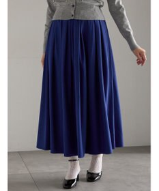 Te chichi フラッフィーツイルタックフレアスカート