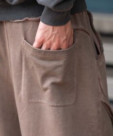 WEGO 【ユニセックス着用ITEM/ウエストゴム/MLサイズ展開】バルーン3Dスウェットパンツ