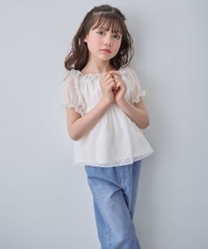 ANY KIDS 【一部店舗/WEB先行販売アイテム】2WAY シアードビーブラウス