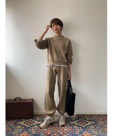 Green Parks リブニットプルオーバー