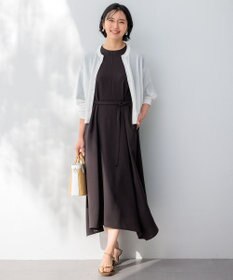 23区 L 【洗える】ライトシアーニット カーディガン