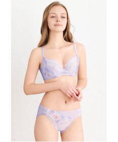 WACOAL ブラジャー 【リボンブラ 脇すっきり】 脇高設計 着やせシルエット 動いても谷間キープ Gカップまで対応 大きいサイズ レディース BXB443 /ワコール