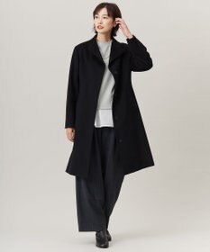 J.PRESS LADIES L Super150sAZAMIビーバー スタンドカラー コート